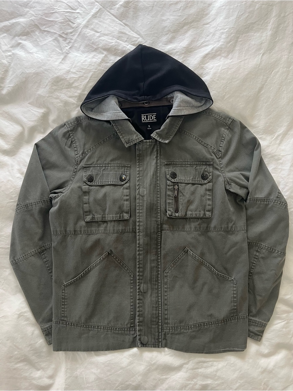 RUDE Military Hooded Jacket